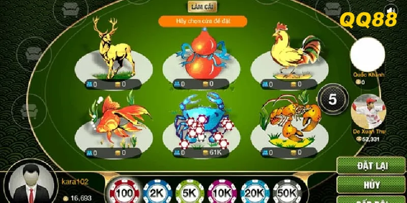 Bầu cua đã được nâng cấp lên các sòng casino trực tuyến hiện đại như QQ88